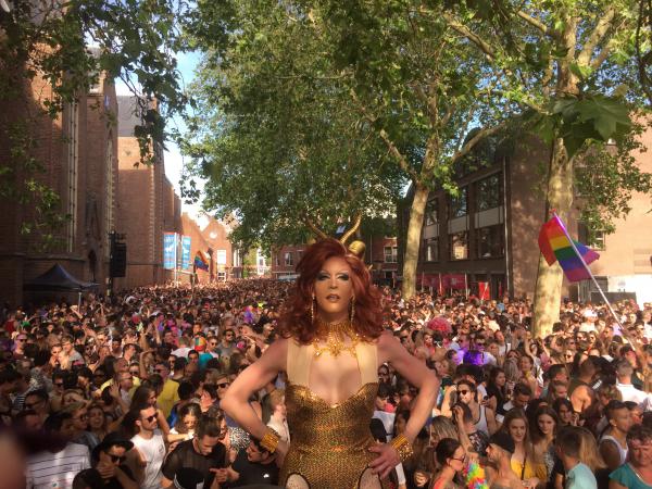 rubber stage Utrecht Pride